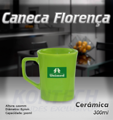 Caneca Florença Verde 300 ml