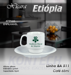 Xícara de Café Etiópia 65 ml