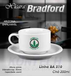 Xícara Chá Bradford 200 ml