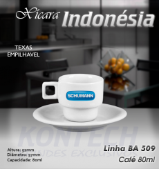 Xícara Café Indonésia 80 ml